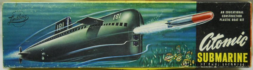 Lindberg Nautilus Atomic Submarine by Paul Lindberg, 704 plastic model kit